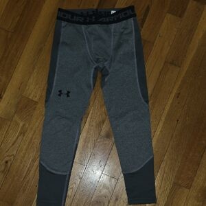 Under Armour Charcoal and Black Performance Leggings